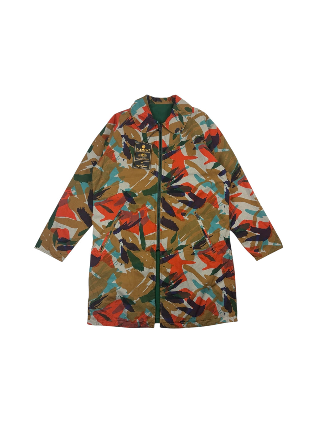 Nigel Cabourn Element Murray Long Reversible Camo Trench