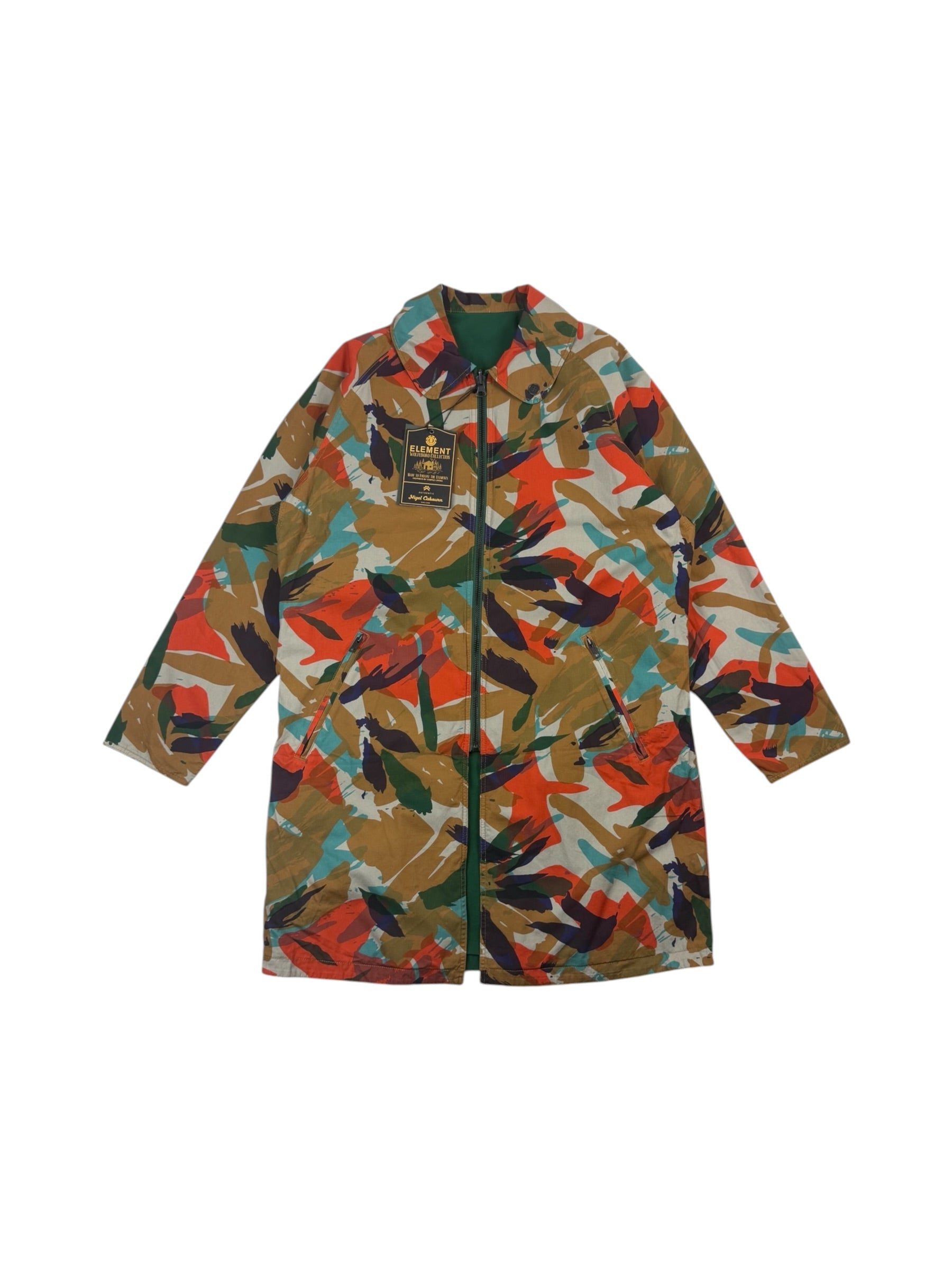 Nigel Cabourn Element Murray Long Reversible Camo Trench