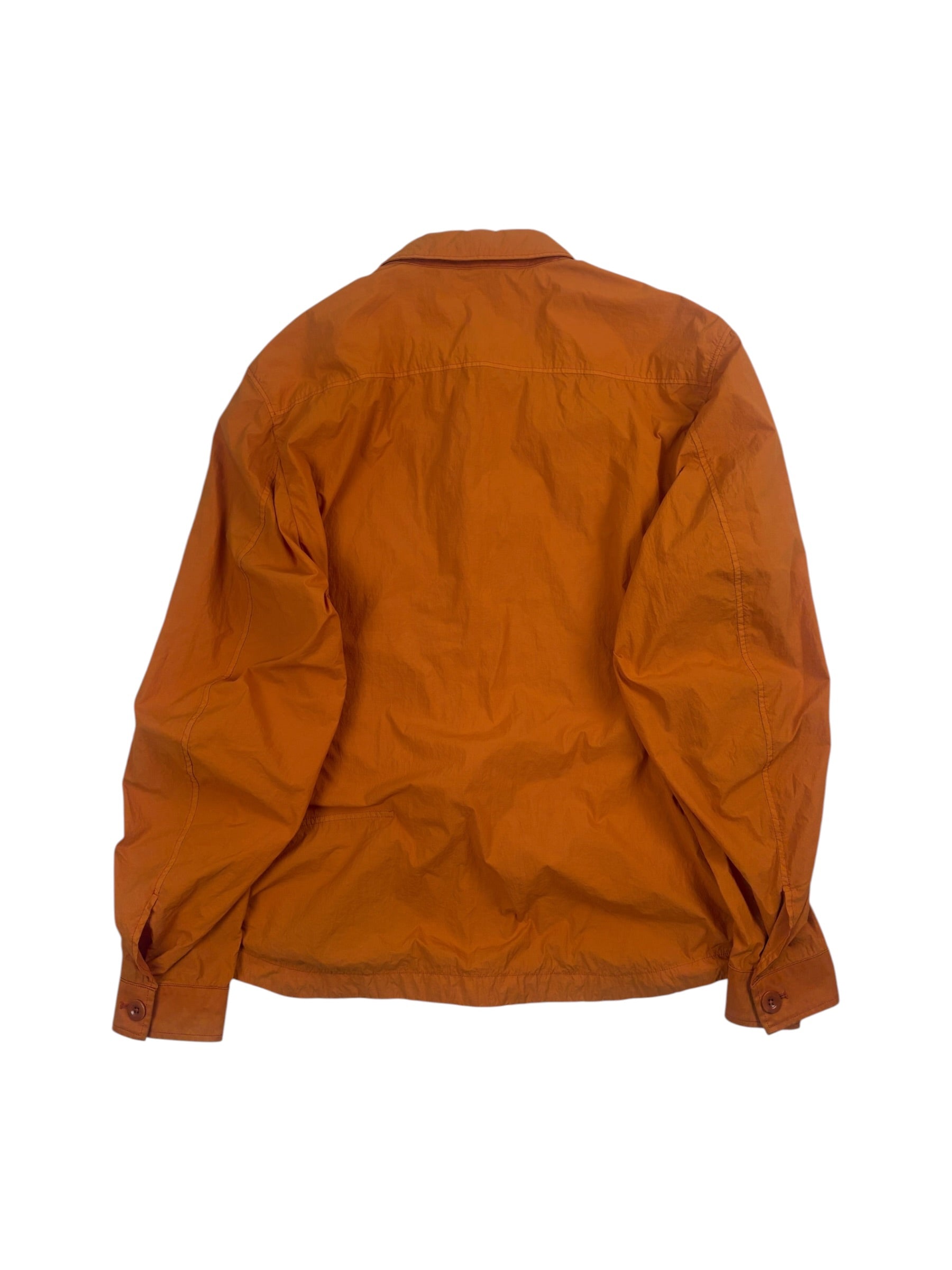Ten C Garment Dyed Pocket Zip-Up Shirt Jacket