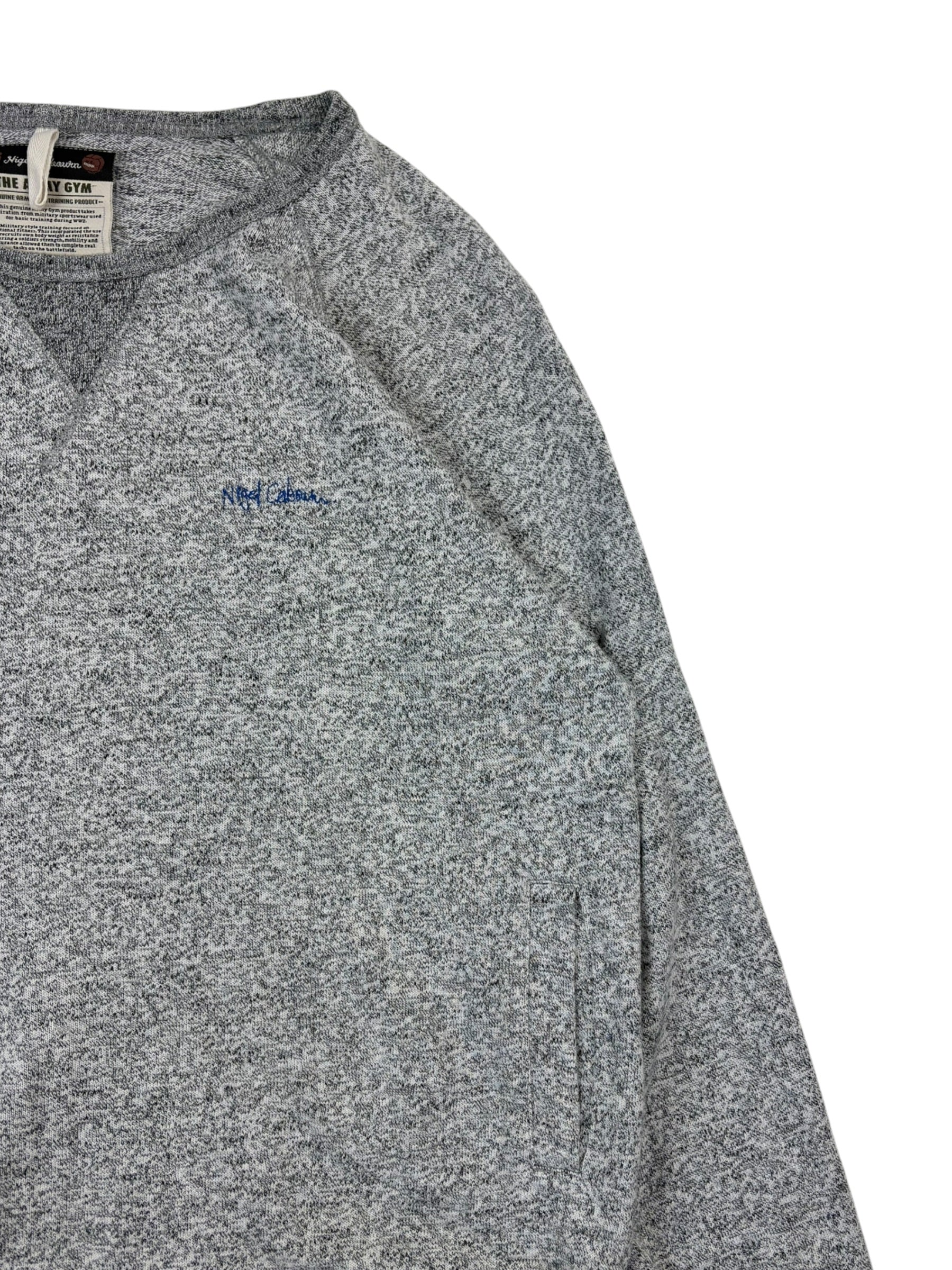 Nigel Cabourn Army Gym Embroidered Sweater