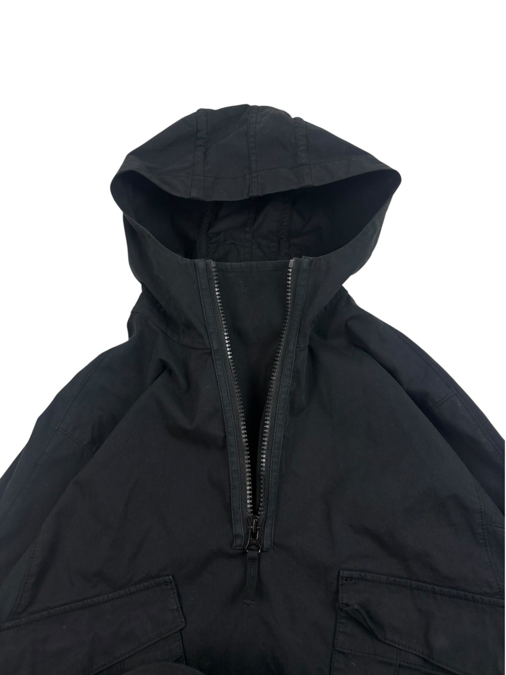 Stone Island Quarter Zip Hooded Smock
