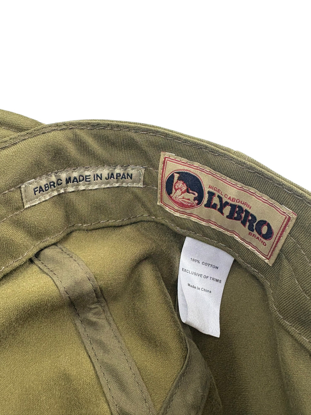 Nigel Cabourn Lybro Olive Mechanics Cap