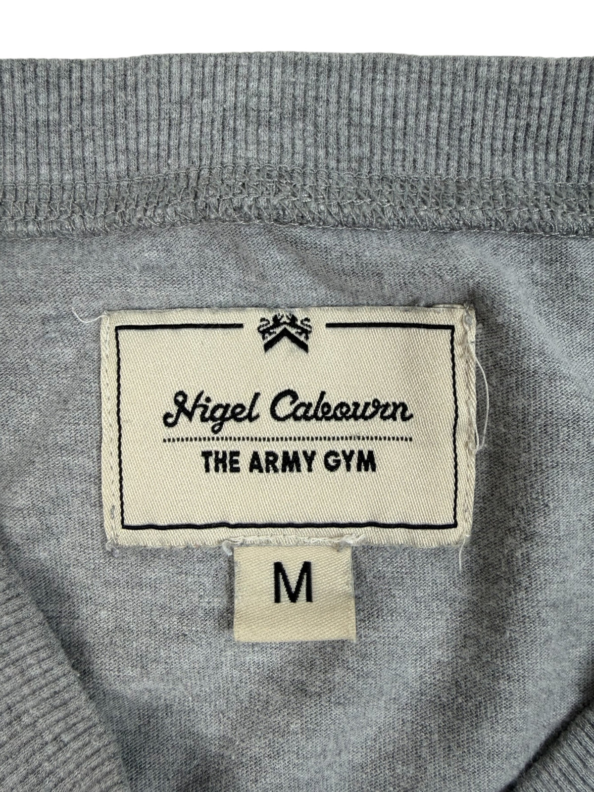 Nigel Cabourn Army Gym Sleeve Print T-Shirt