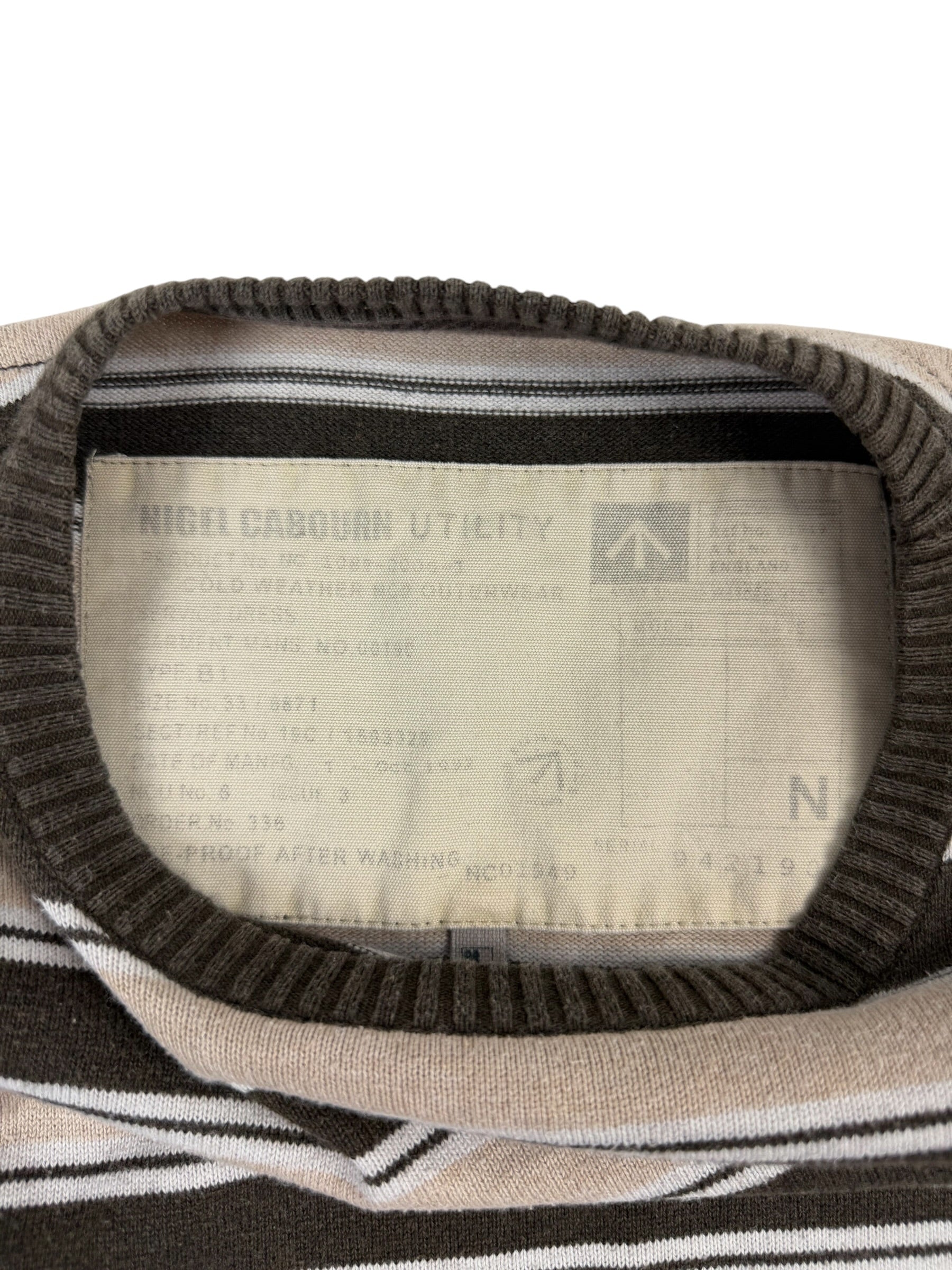 Nigel Cabourn Utility 2000s Striped Knit Sweater