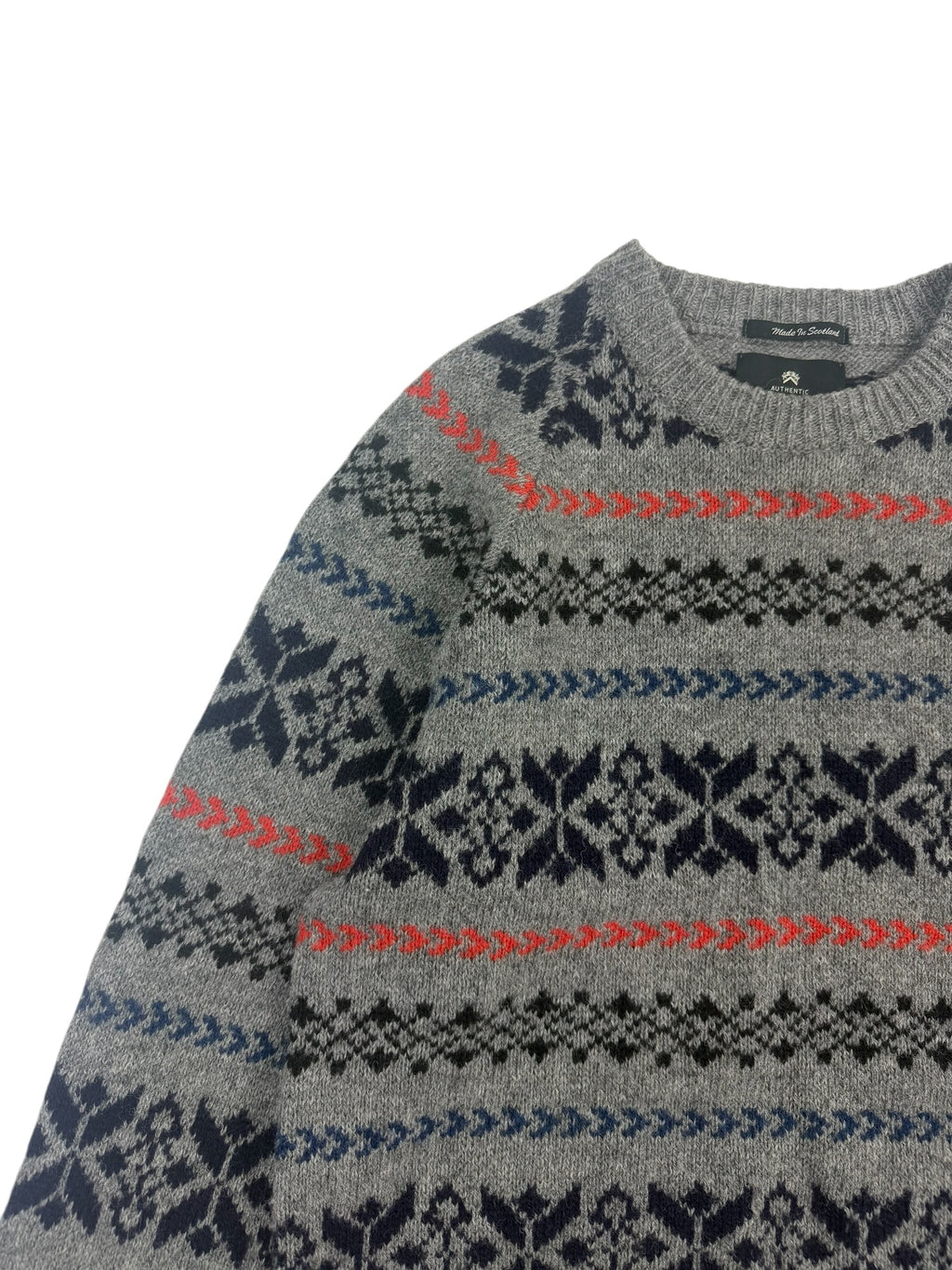 Nigel Cabourn Authentic Fair Isle Knit Sweater