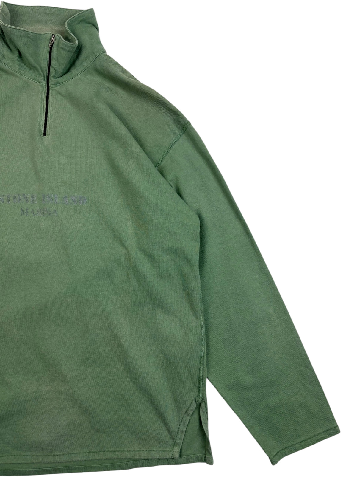 Stone Island Marina 90s Quarter Zip Sweatshirt