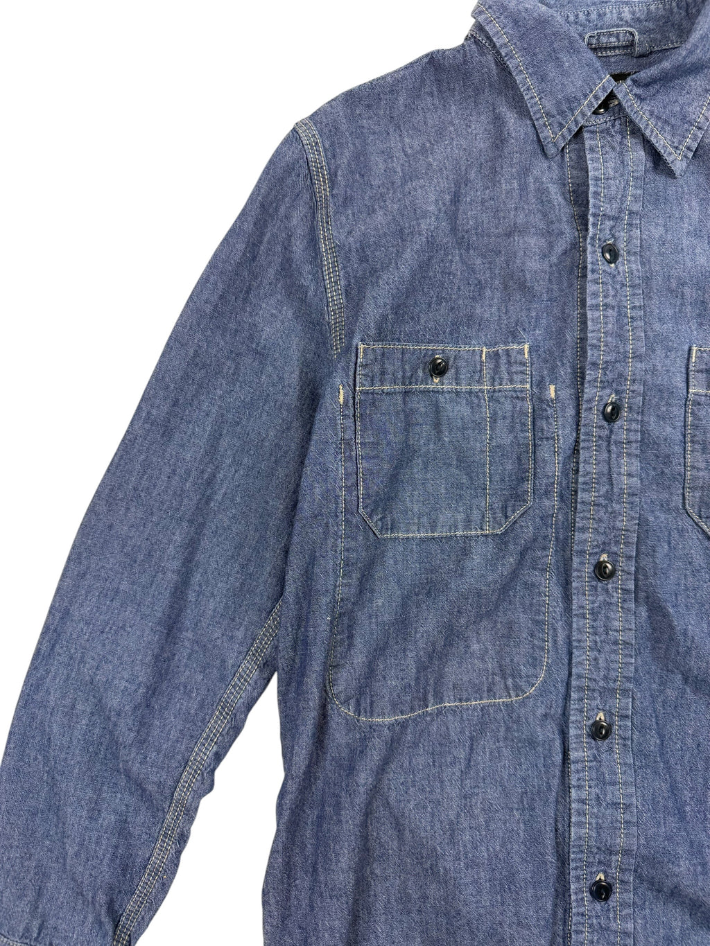Nigel Cabourn Lybro Chambray Work Shirt