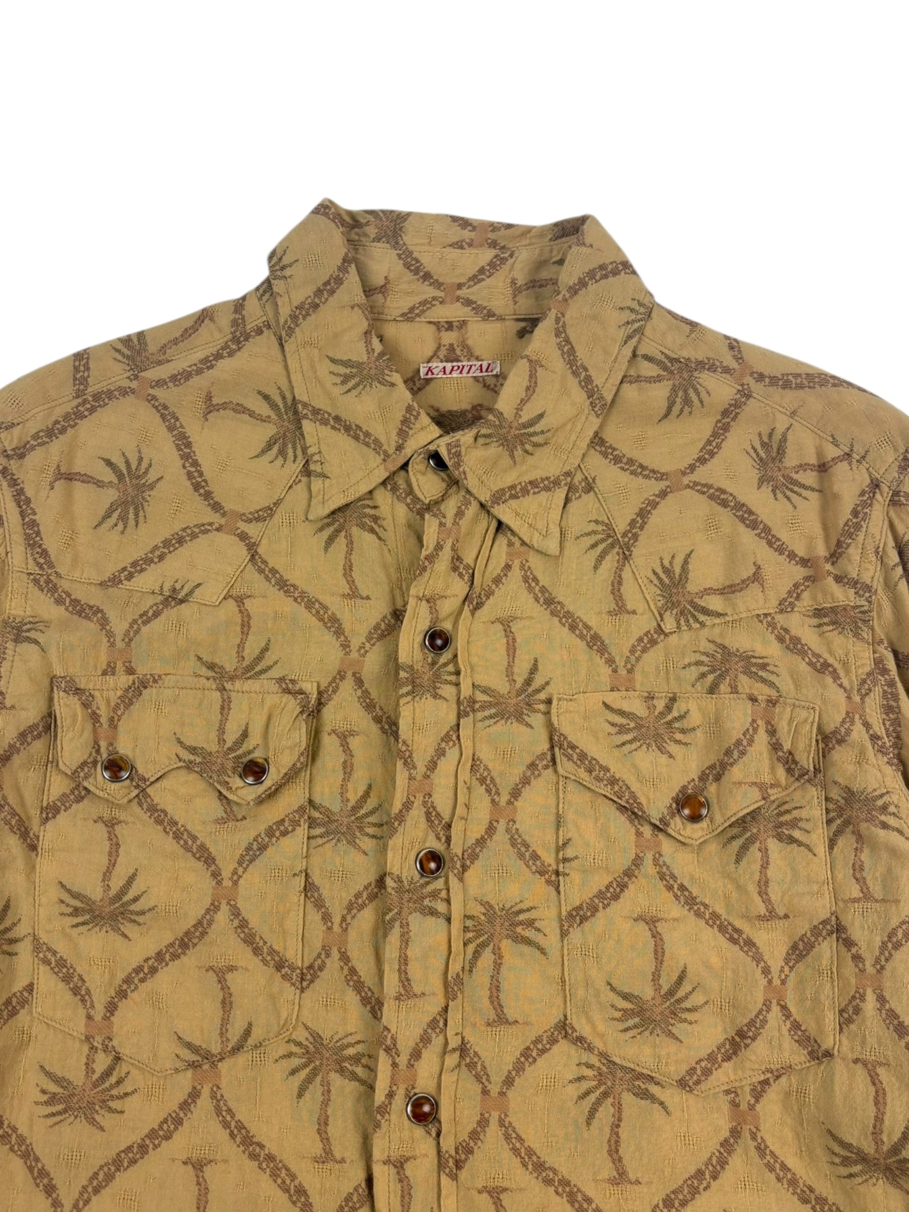 Kapital Jacquard Palm Tree Shirt