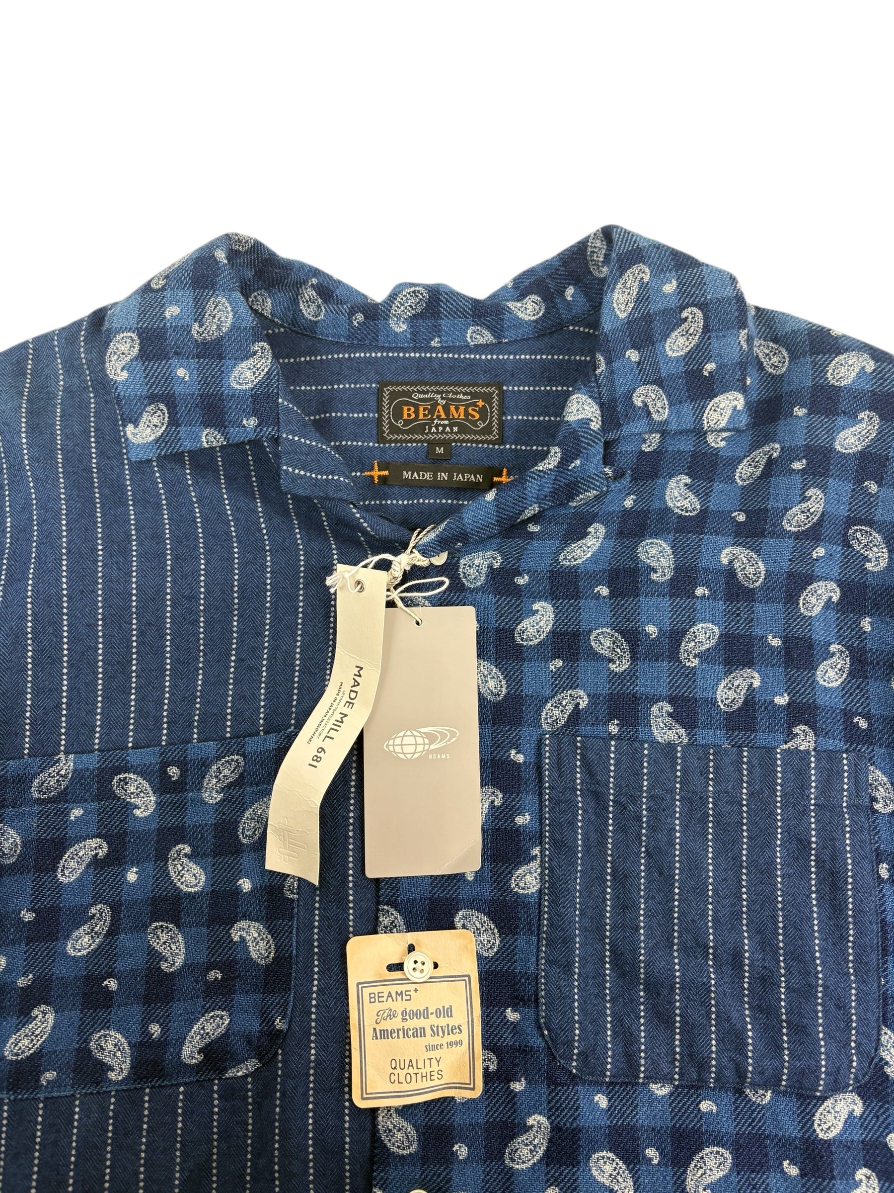 Beams Plus Panel Indigo Shirt