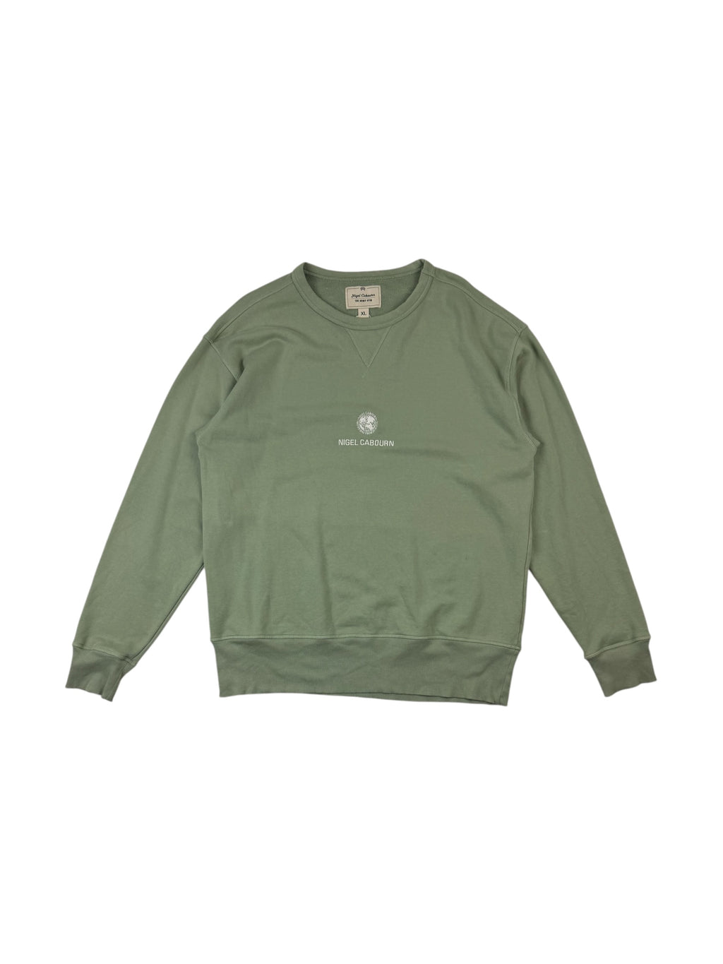 Nigel Cabourn Army Gym Embroidered Globe Sweater