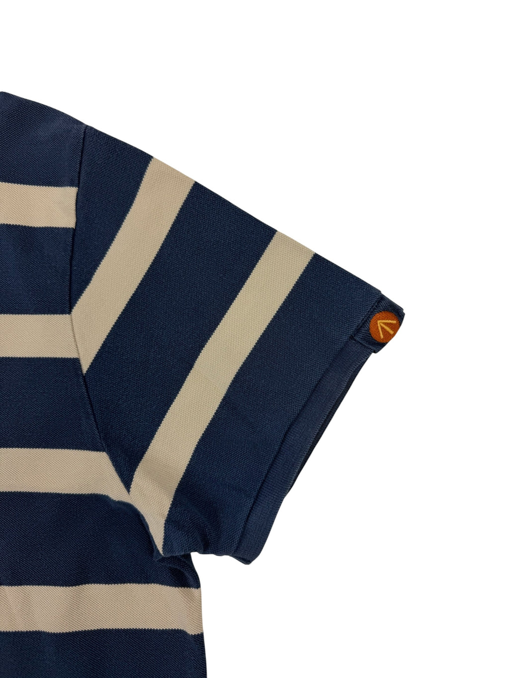 Nigel Cabourn 2000s Utility Striped Polo Shirt
