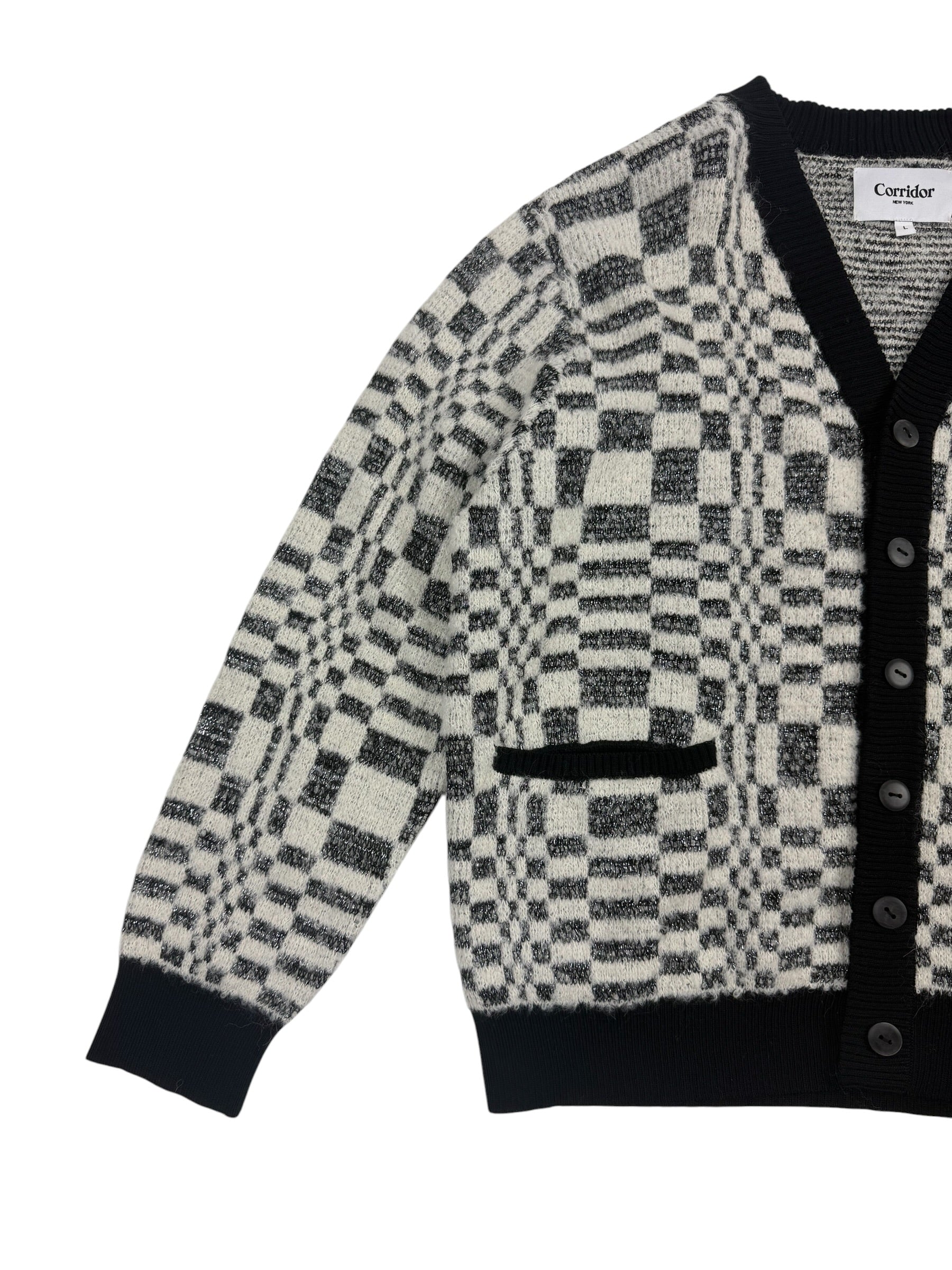 Corridor New York Optic Alpaca Cardigan