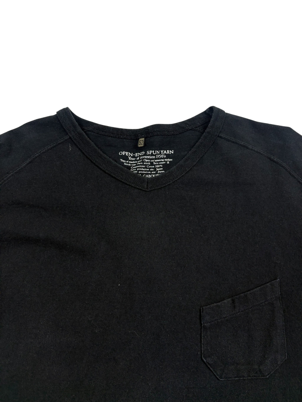 Nigel Cabourn Mainline Vortex V-Neck T-Shirt