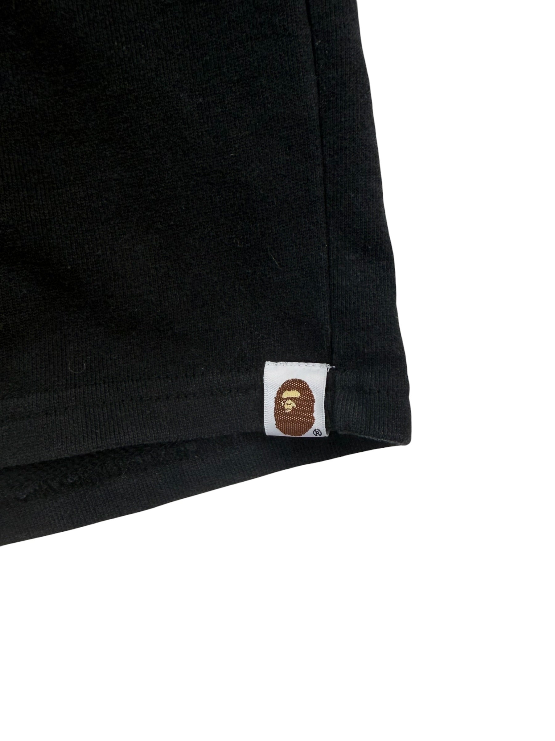 A Bathing Ape Black Shark Sweat Shorts
