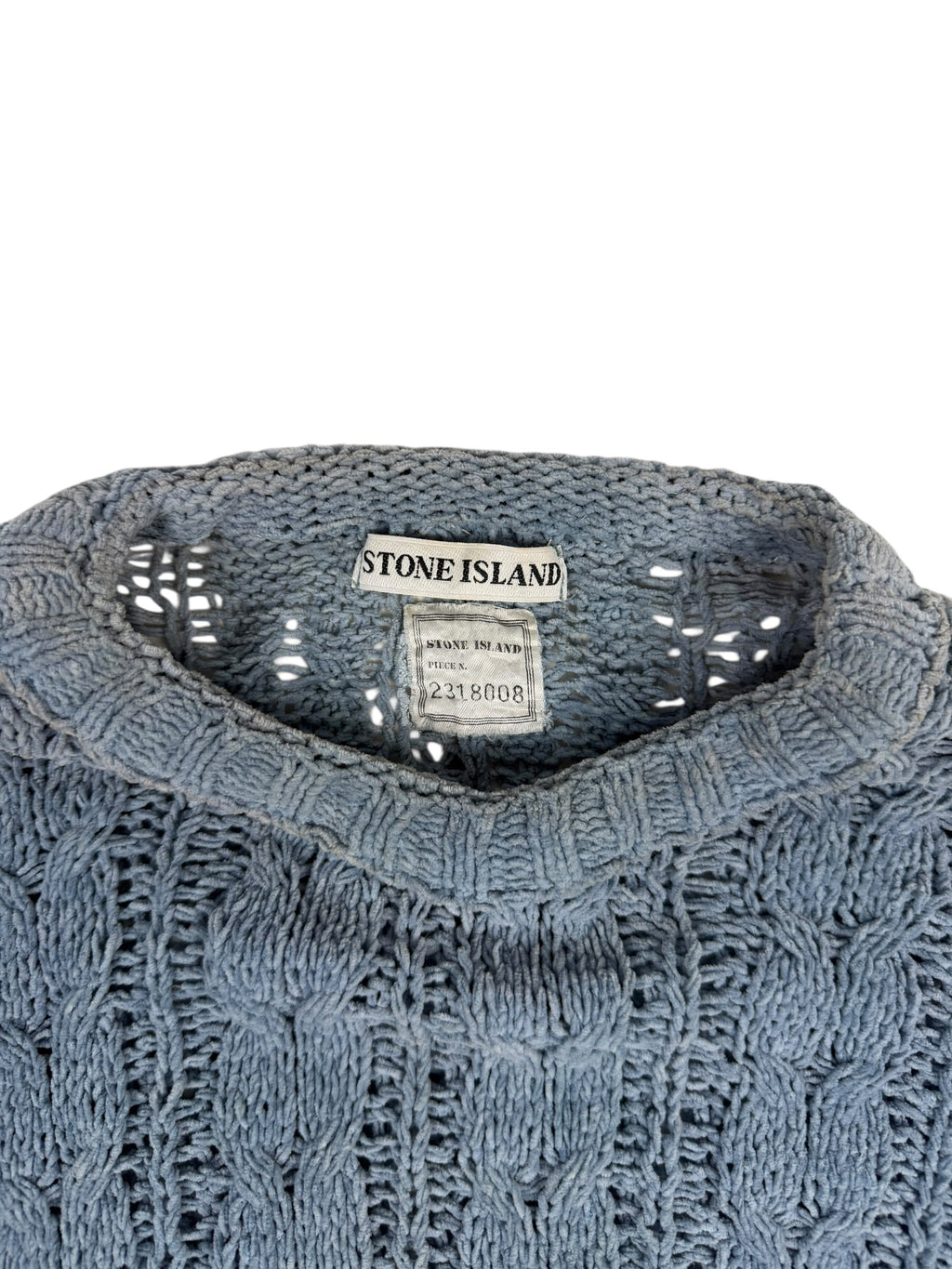 Stone Island AW89 Chenille Cable Knit