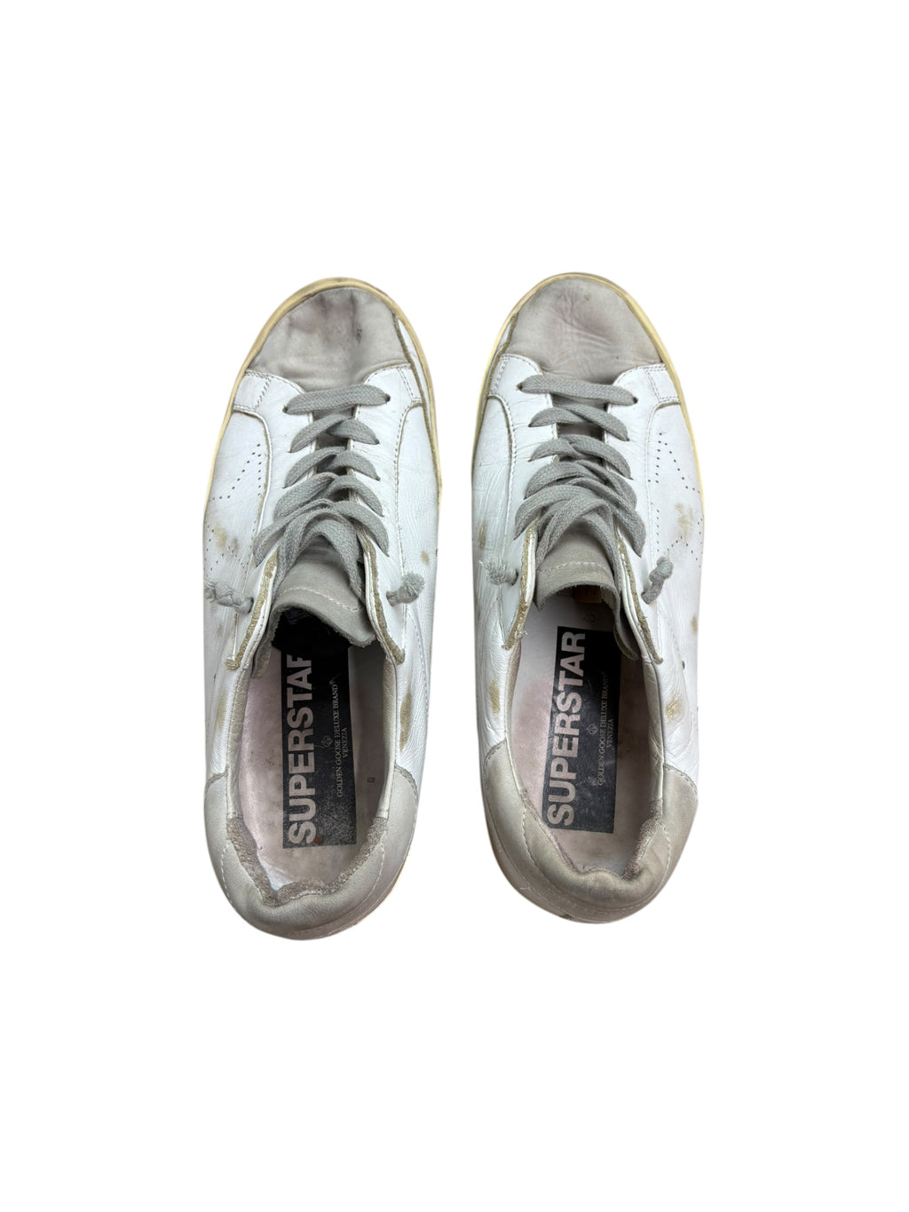 Golden Goose Superstar Distressed Leather Trainers