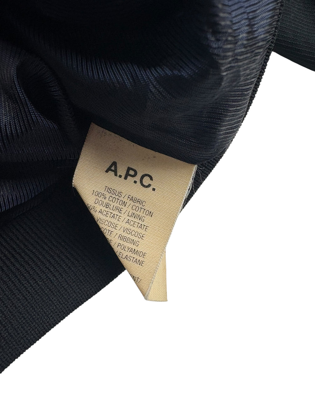 A.P.C Black Bomber Jacket