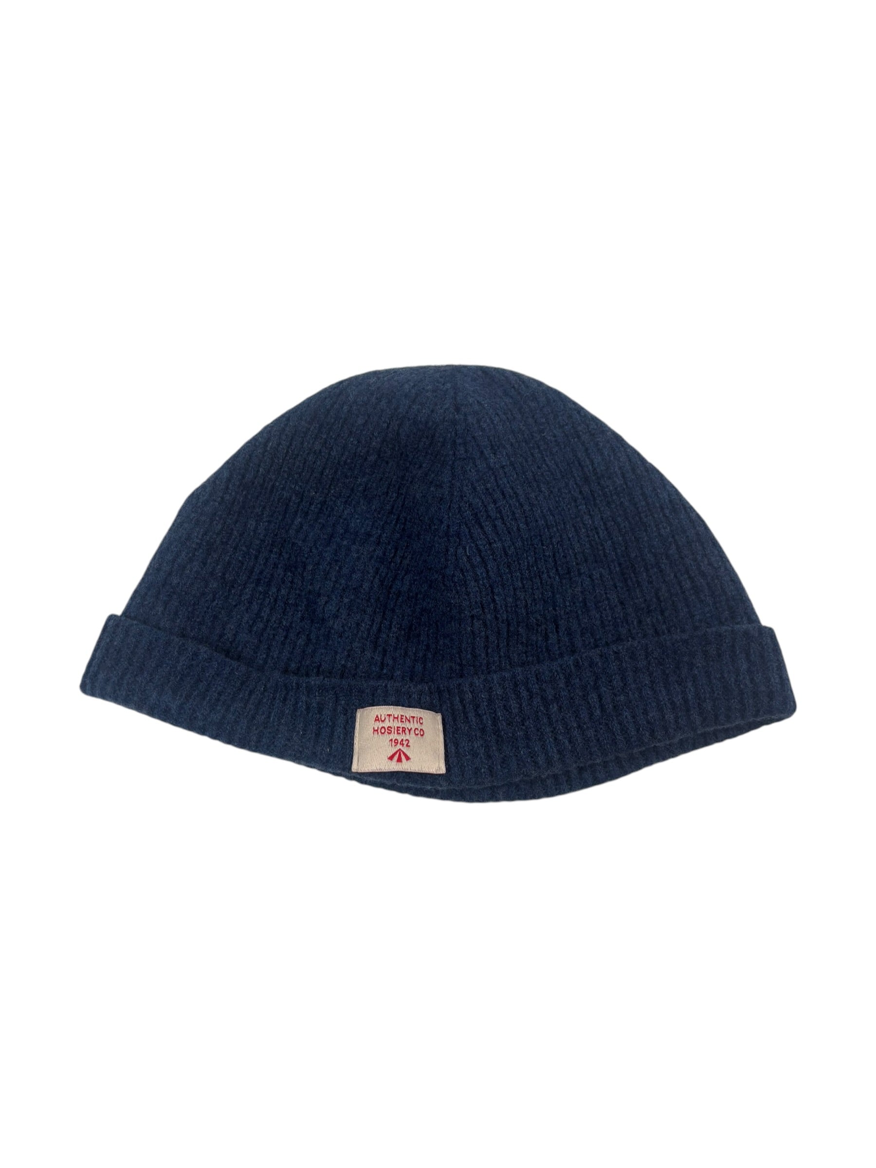Nigel Cabourn Authentic Denim Blue Solid Beanie