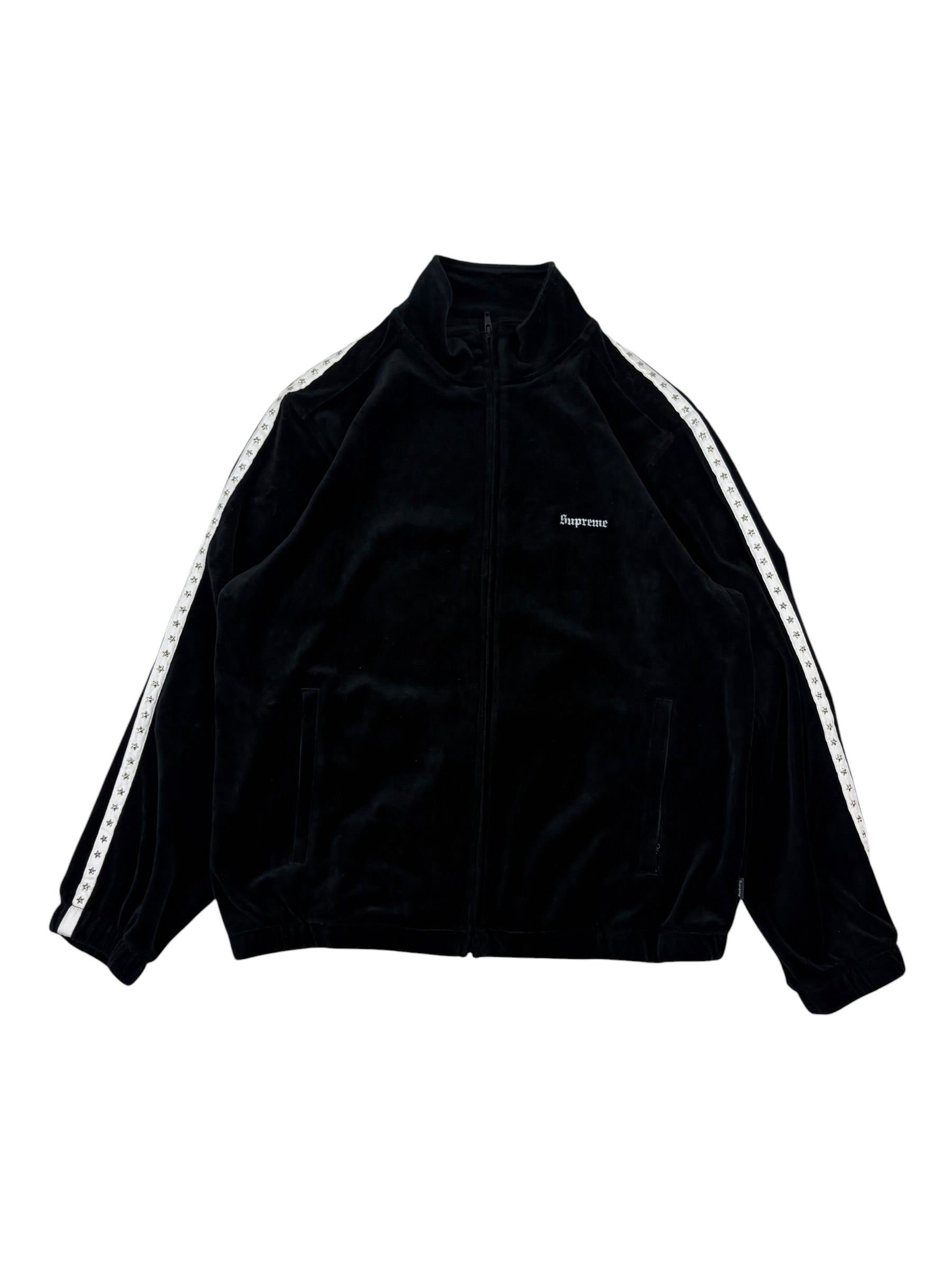 Supreme Studded Velour Track Jacket