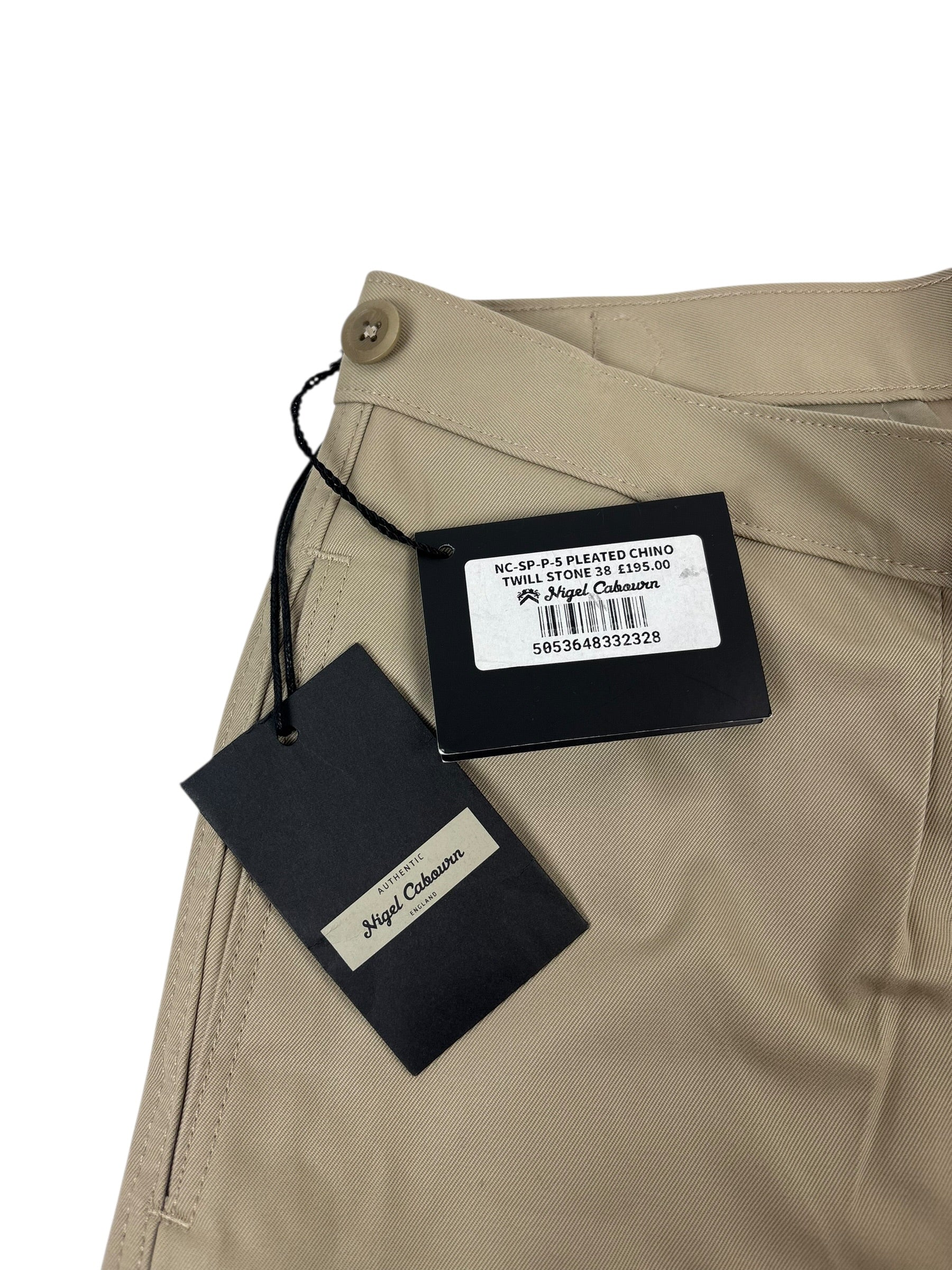 Nigel Cabourn Authentic Pleated Twill Chino