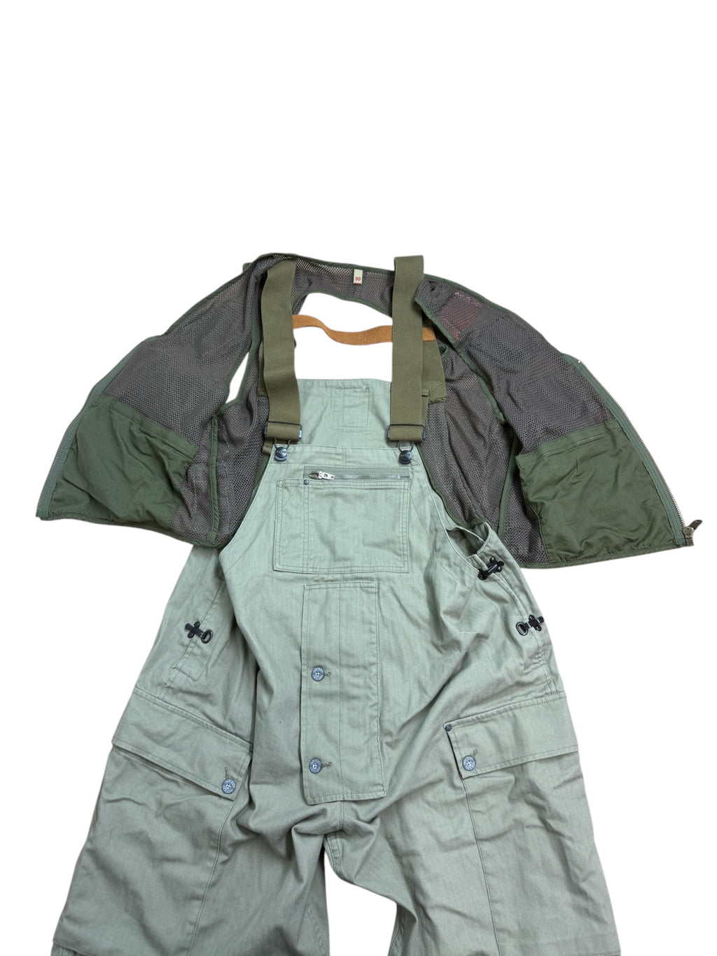 Nigel Cabourn x Maison Mihara Yasuhiro Fisherman Vest Dungarees