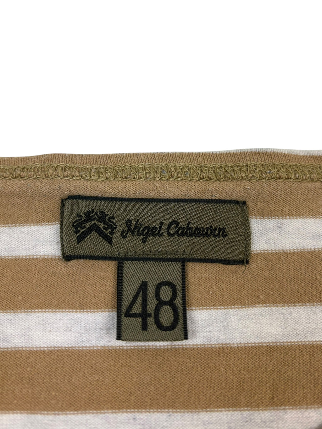 Nigel Cabourn Mainline Striped Pocket T-Shirt
