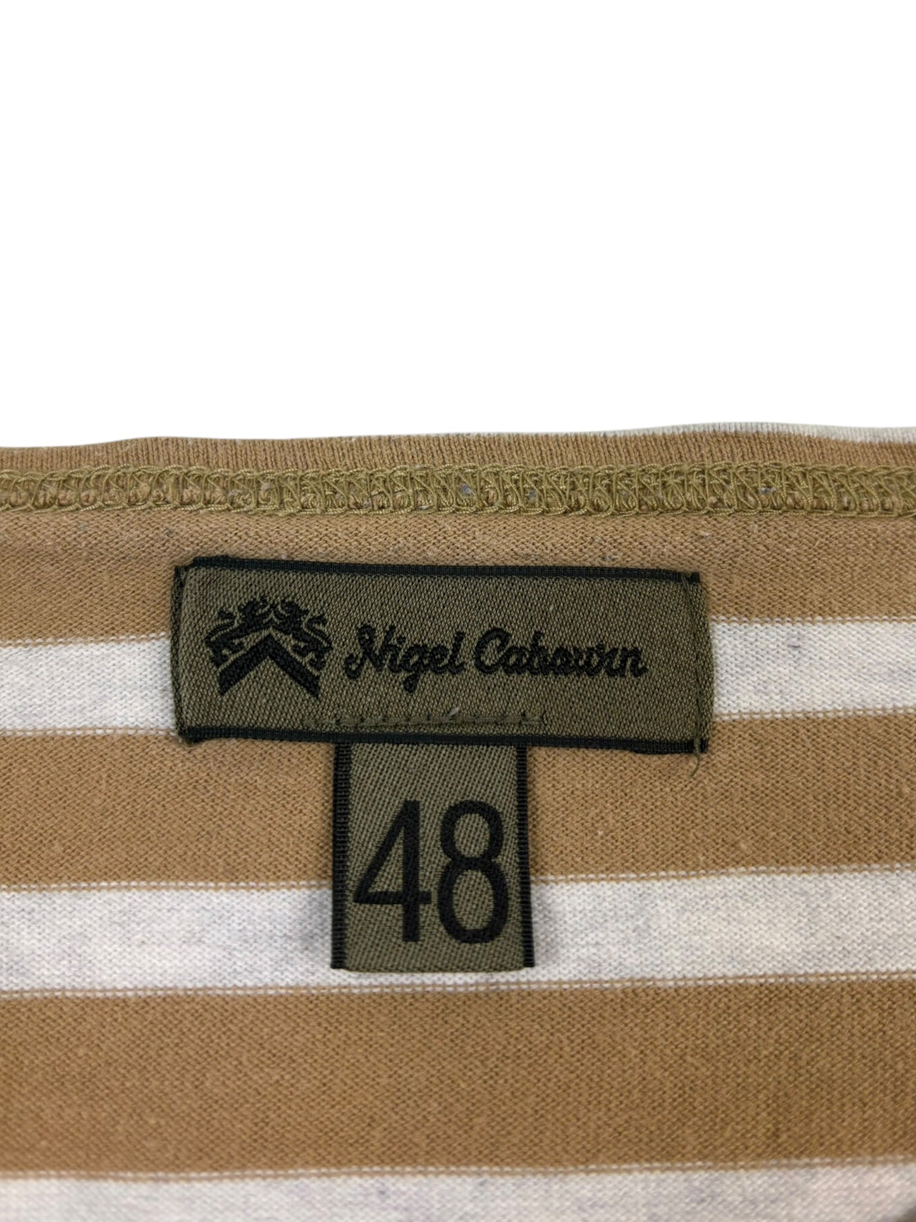 Nigel Cabourn Mainline Striped Pocket T-Shirt