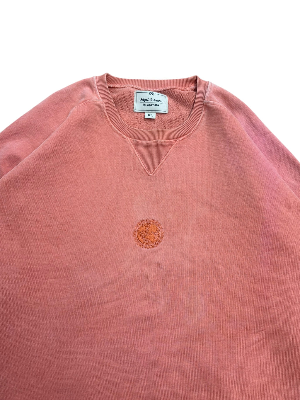 Nigel Cabourn Army Gym Embroidered Globe Sweatshirt