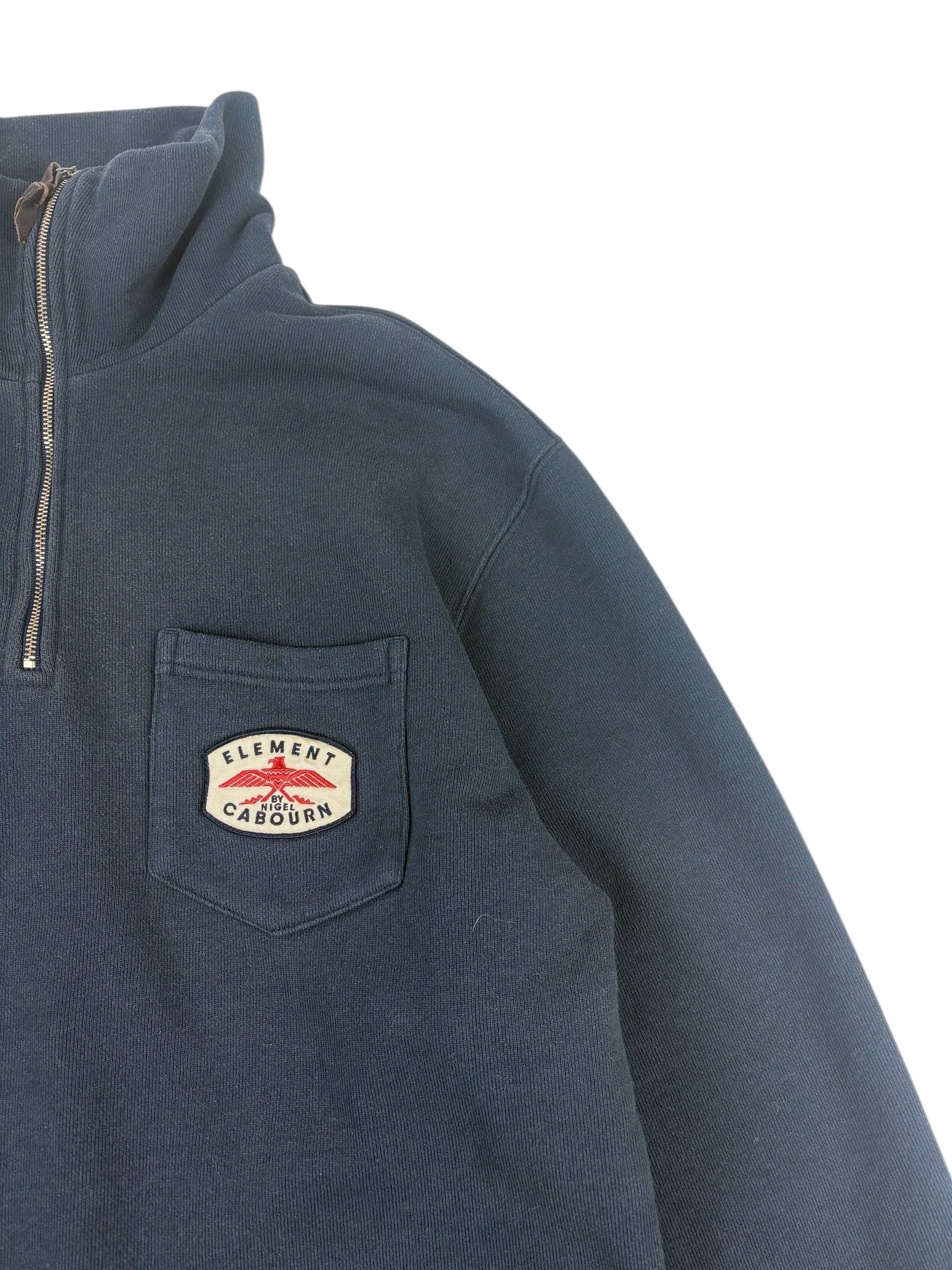 パンツ Nigel Cabourn ELEMENT WOLFEBORO Nigel Cabourn Element Wolfeboro Totem Quarter Zip Sweater – RE:BOURN