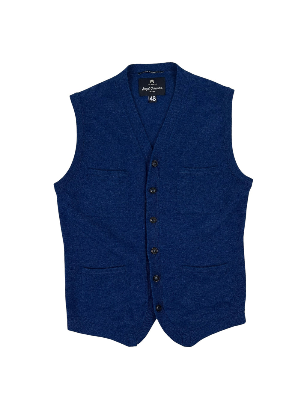 Nigel Cabourn Authentic Wool Knit Waistcoat