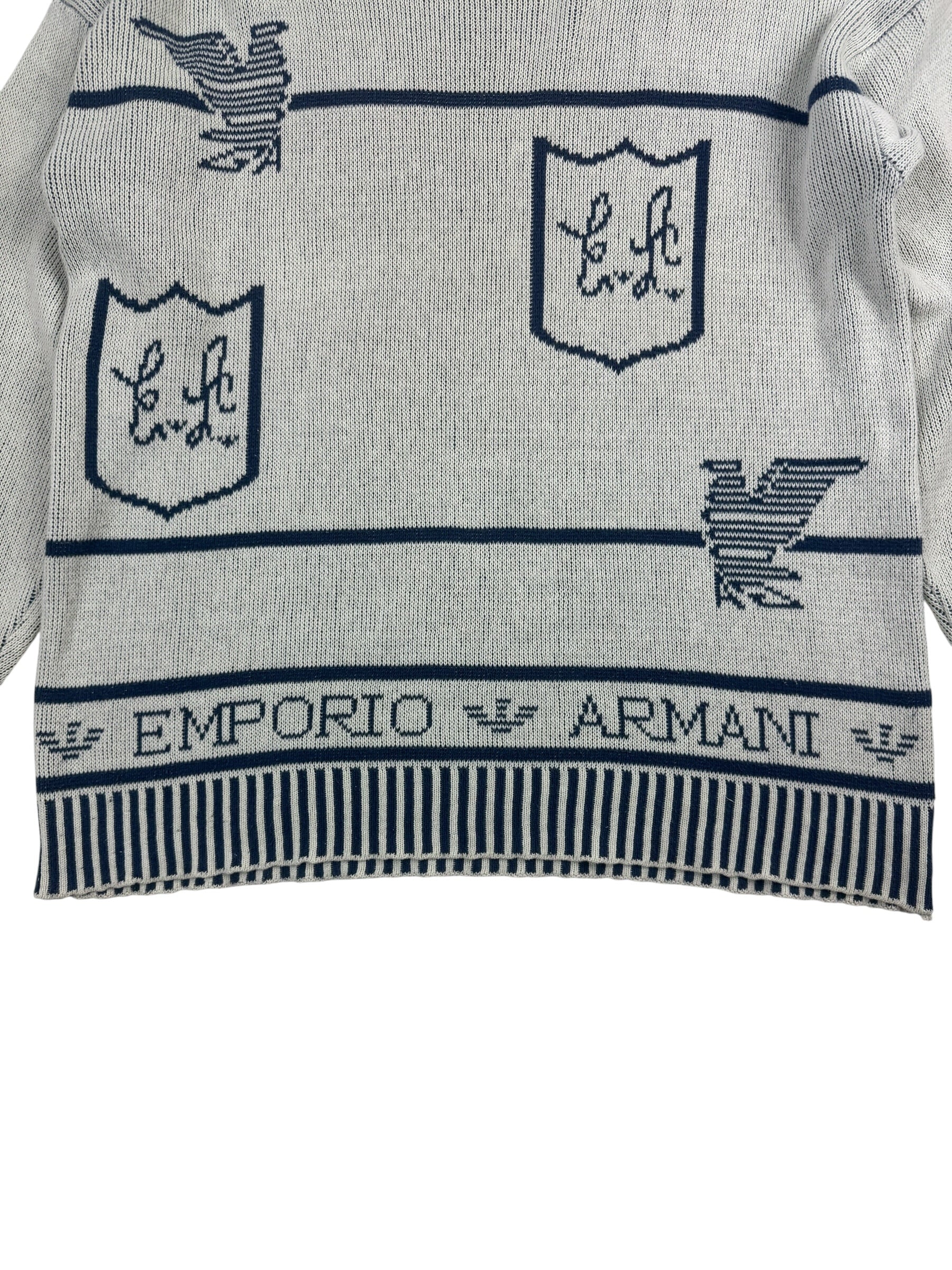 Emporio Armani 1980s Knit Sweatshirt