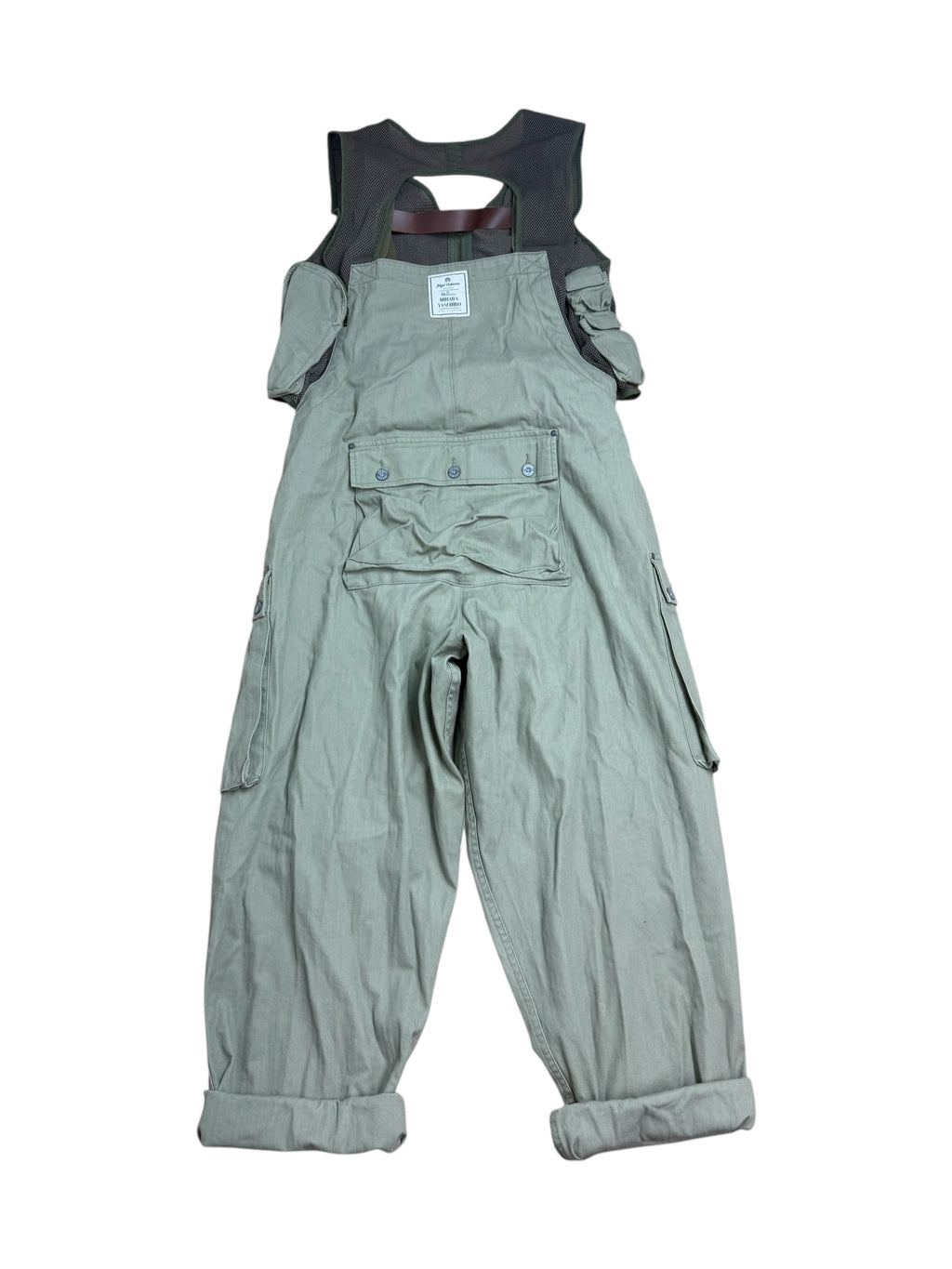 Nigel Cabourn x Maison Mihara Yasuhiro Fisherman Vest Dungarees