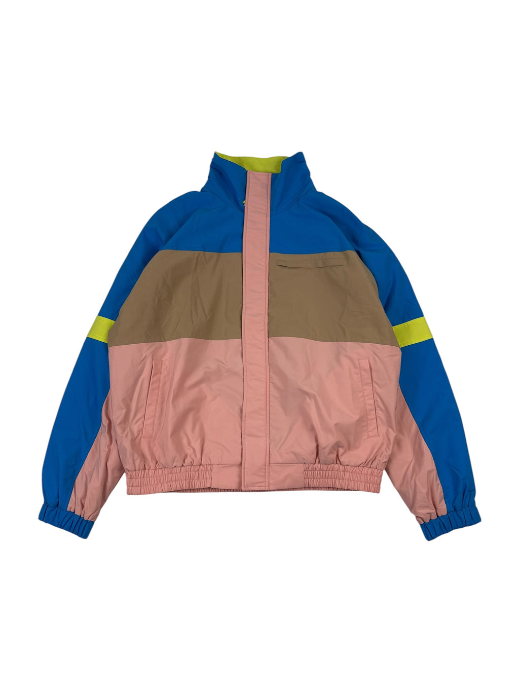 Drôle De Monsieur Colour Block Striped Jacket