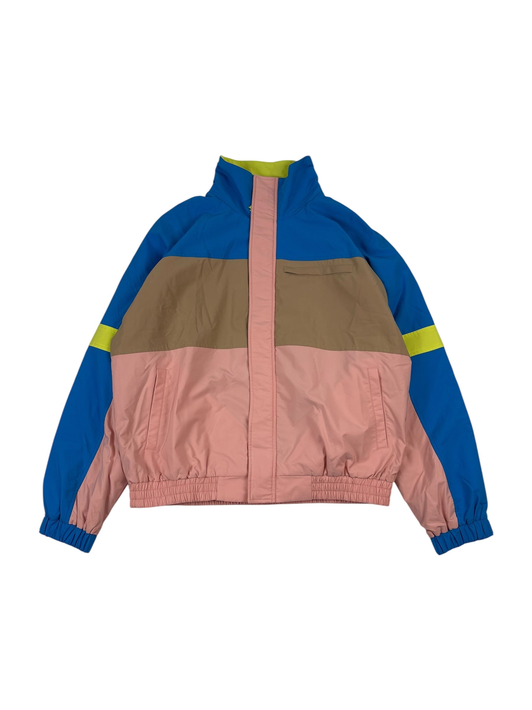 Drôle De Monsieur Colour Block Striped Jacket