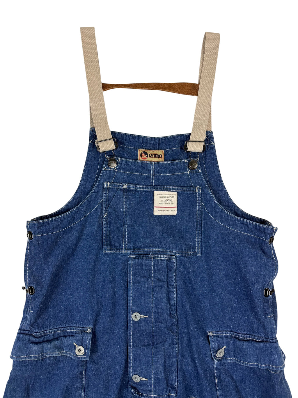 Nigel Cabourn Lybro Railway Denim Dungarees