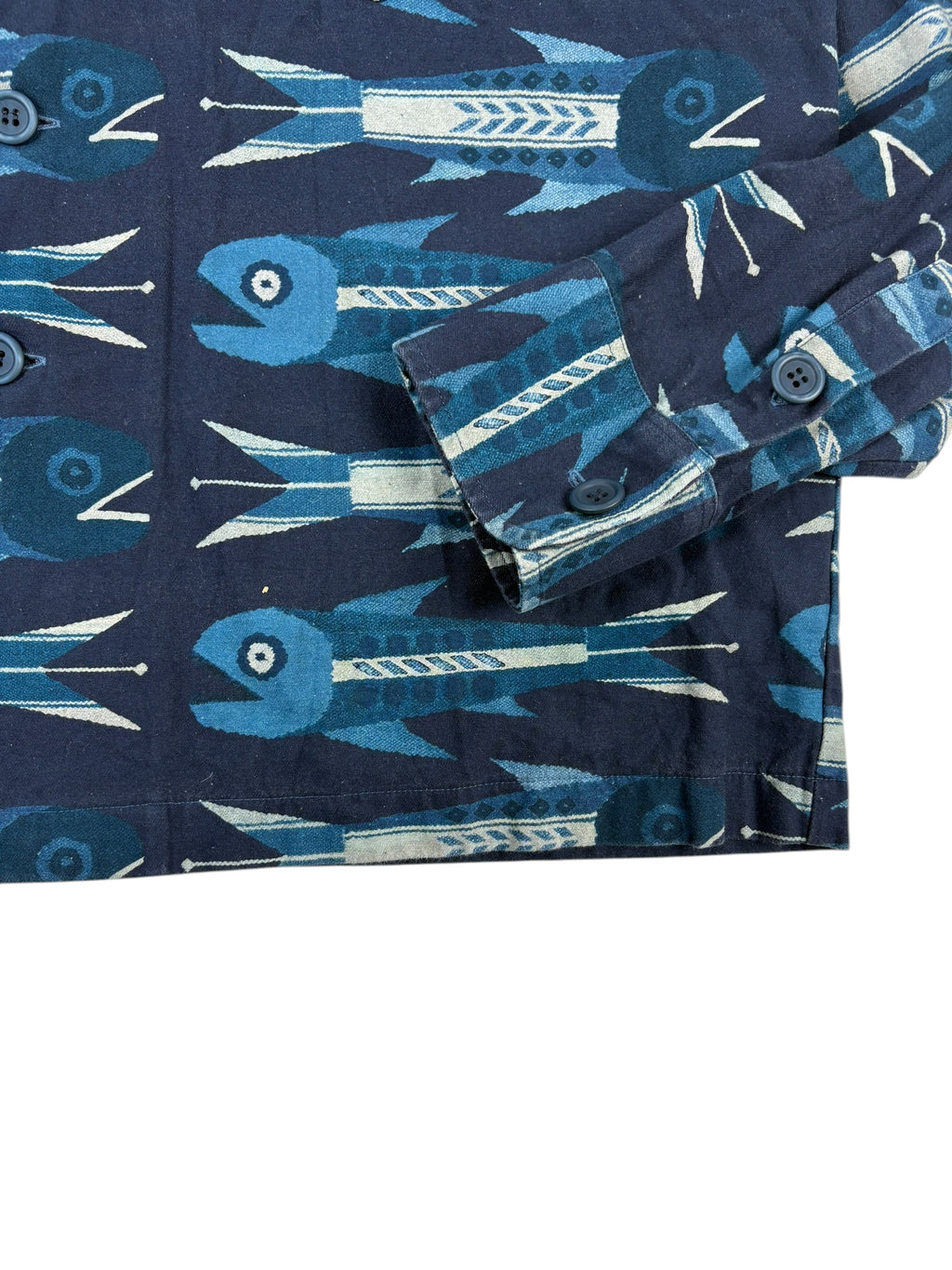 Nigel Cabourn Authentic Multi Fish Over Shirt