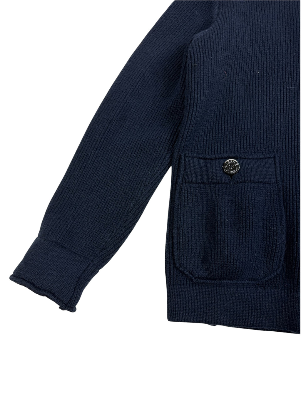 Stone Island Multi-Pocket Wool Knit Field Jacket