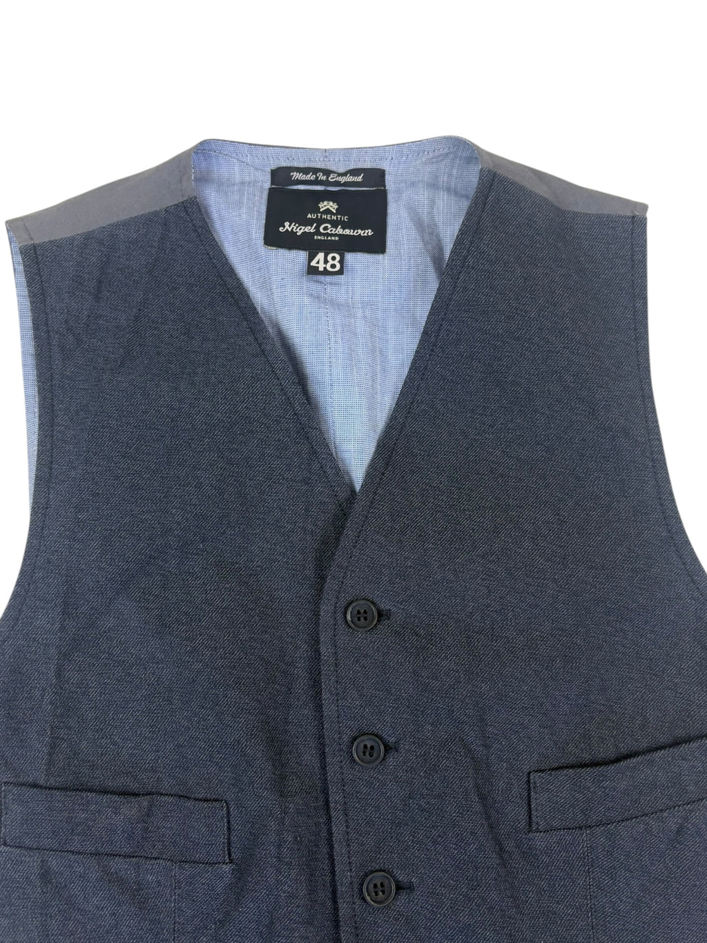 Nigel Cabourn Authentic Denim Waistcoat