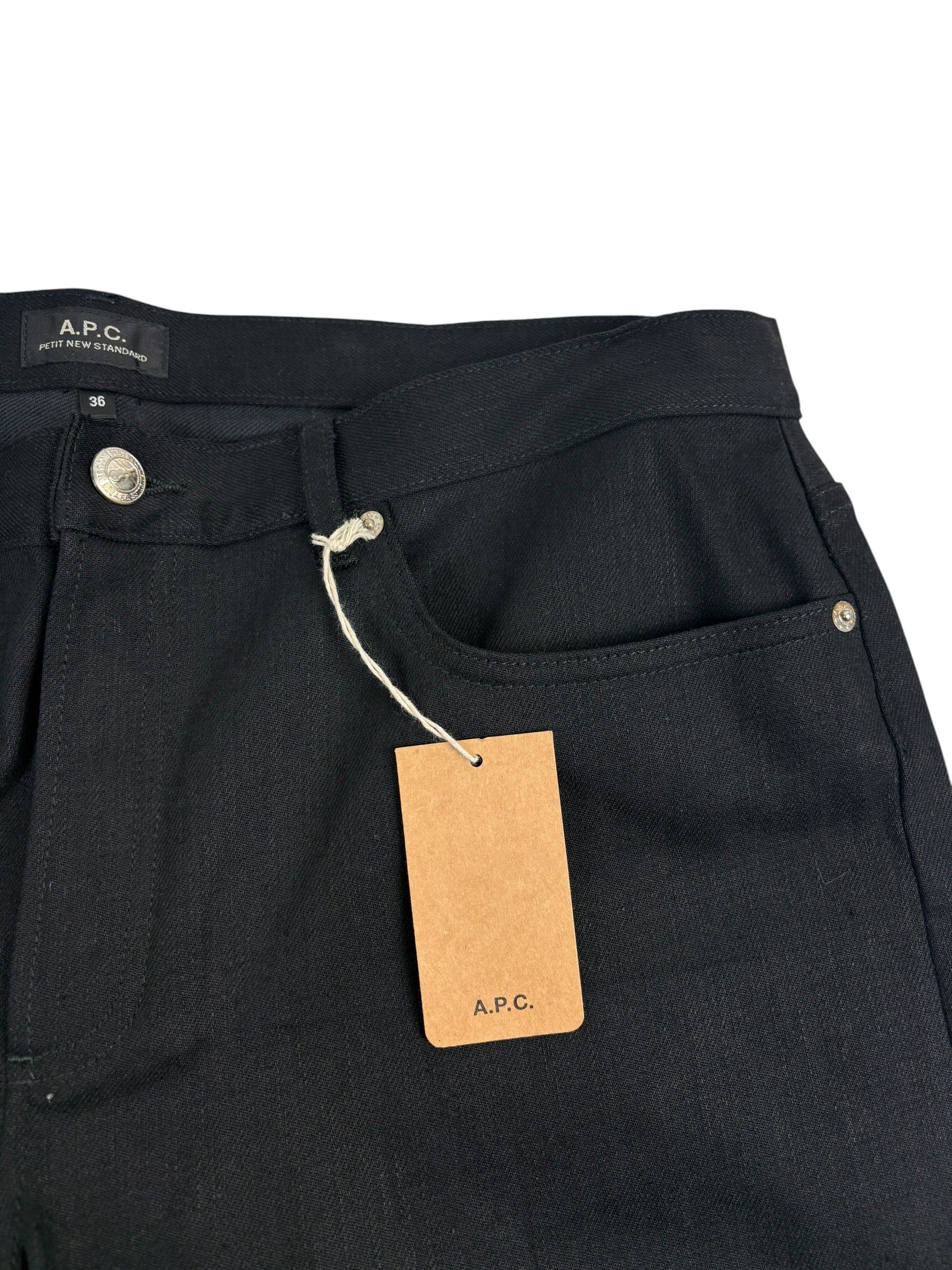 A.P.C. Petit Standard Denim Black Jeans