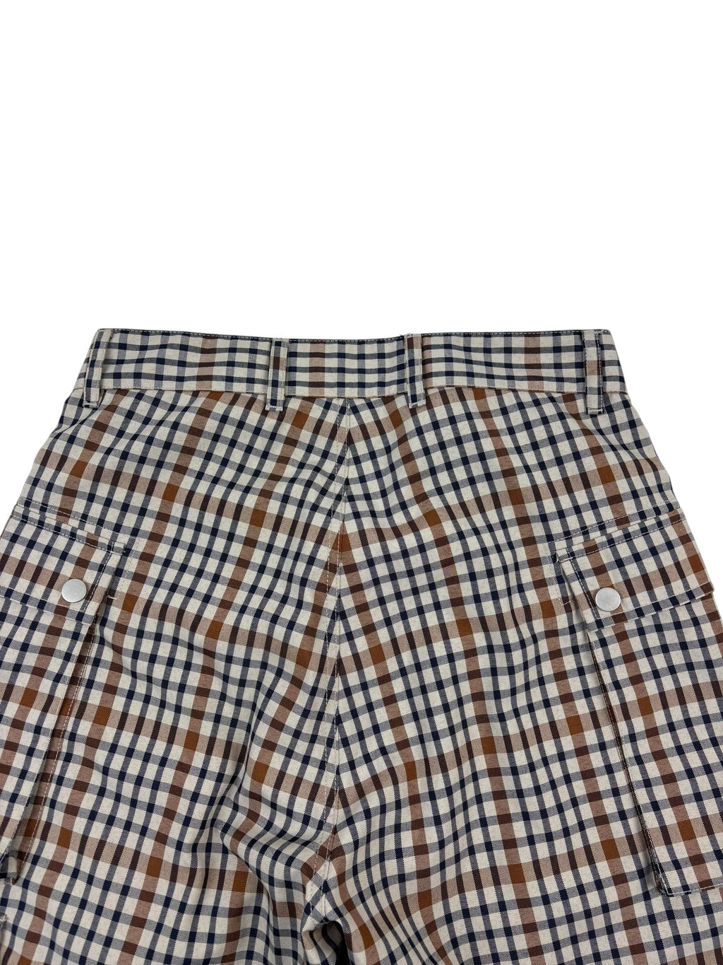 Nigel Cabourn Stone Check-4 Tool Shorts