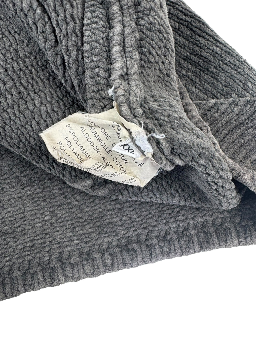 Stone Island AW98 Chenille Mock Neck Sweater