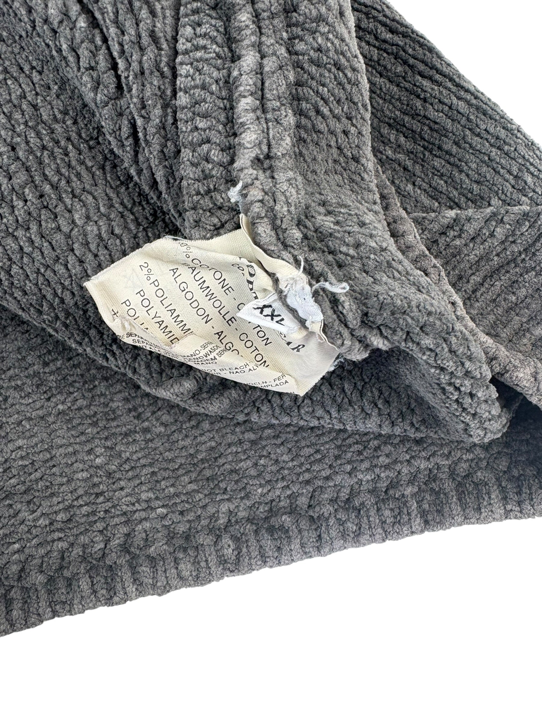 Stone Island AW98 Chenille Mock Neck Sweater