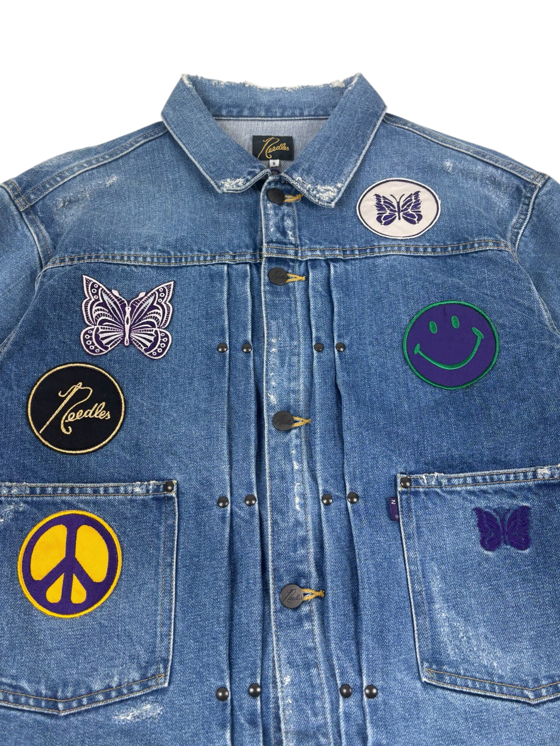 Needles Assorted Patches Jean Jacket