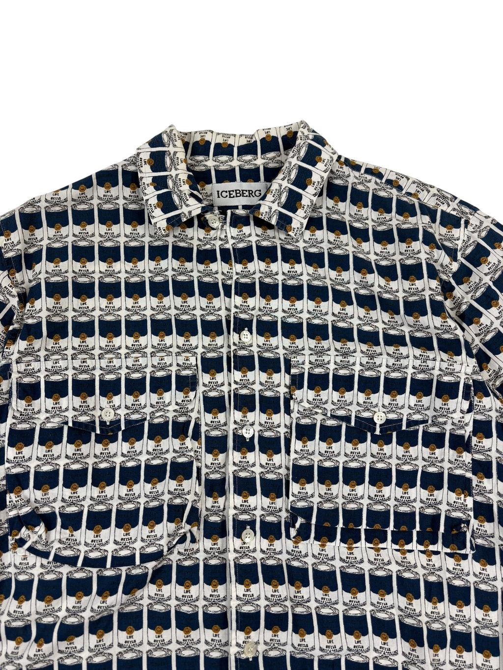 Iceberg 90s Pop Art Campbell Soup Shirt