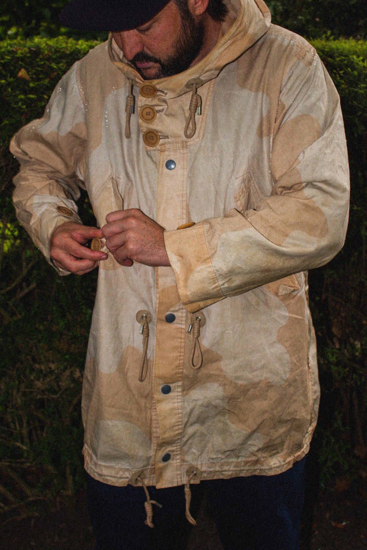 Nigel Cabourn Authentic Cloud Camo Naval Parka