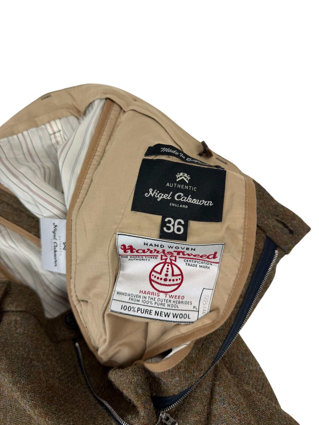 Nigel Cabourn Authentic Harris Tweed Trousers