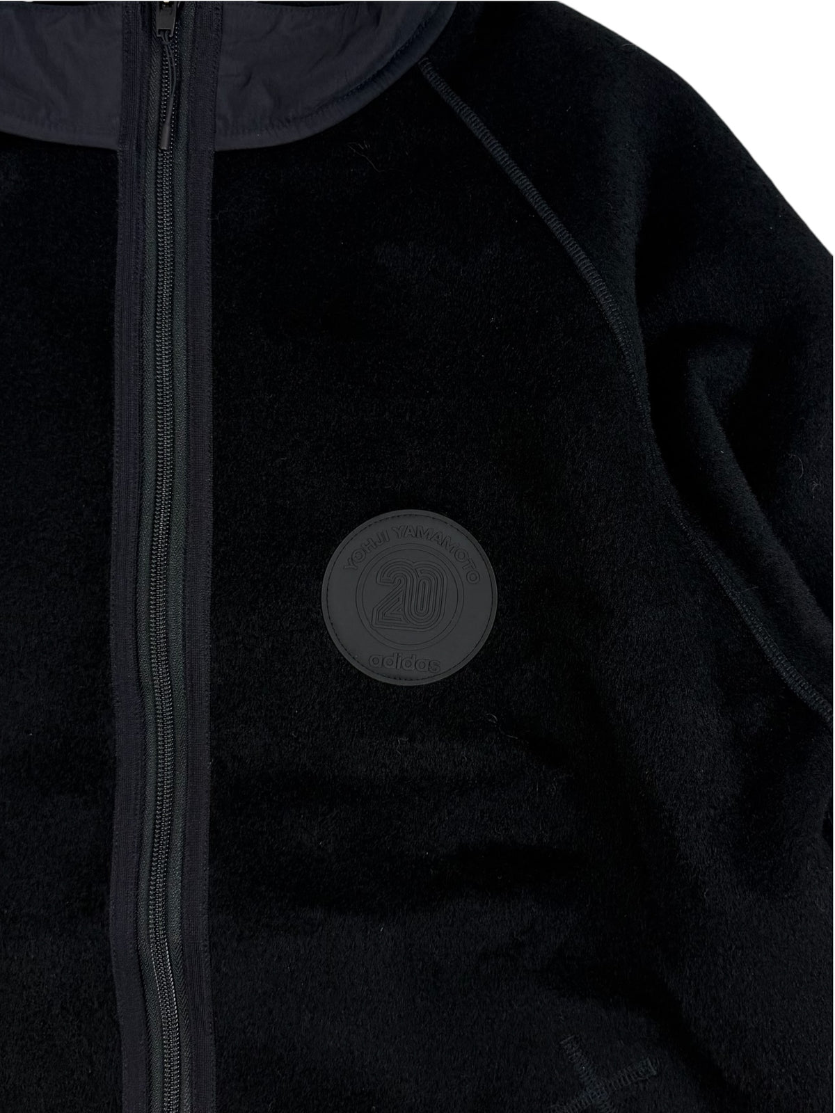 Y-3 Logo Appliqué Fleece Jacket