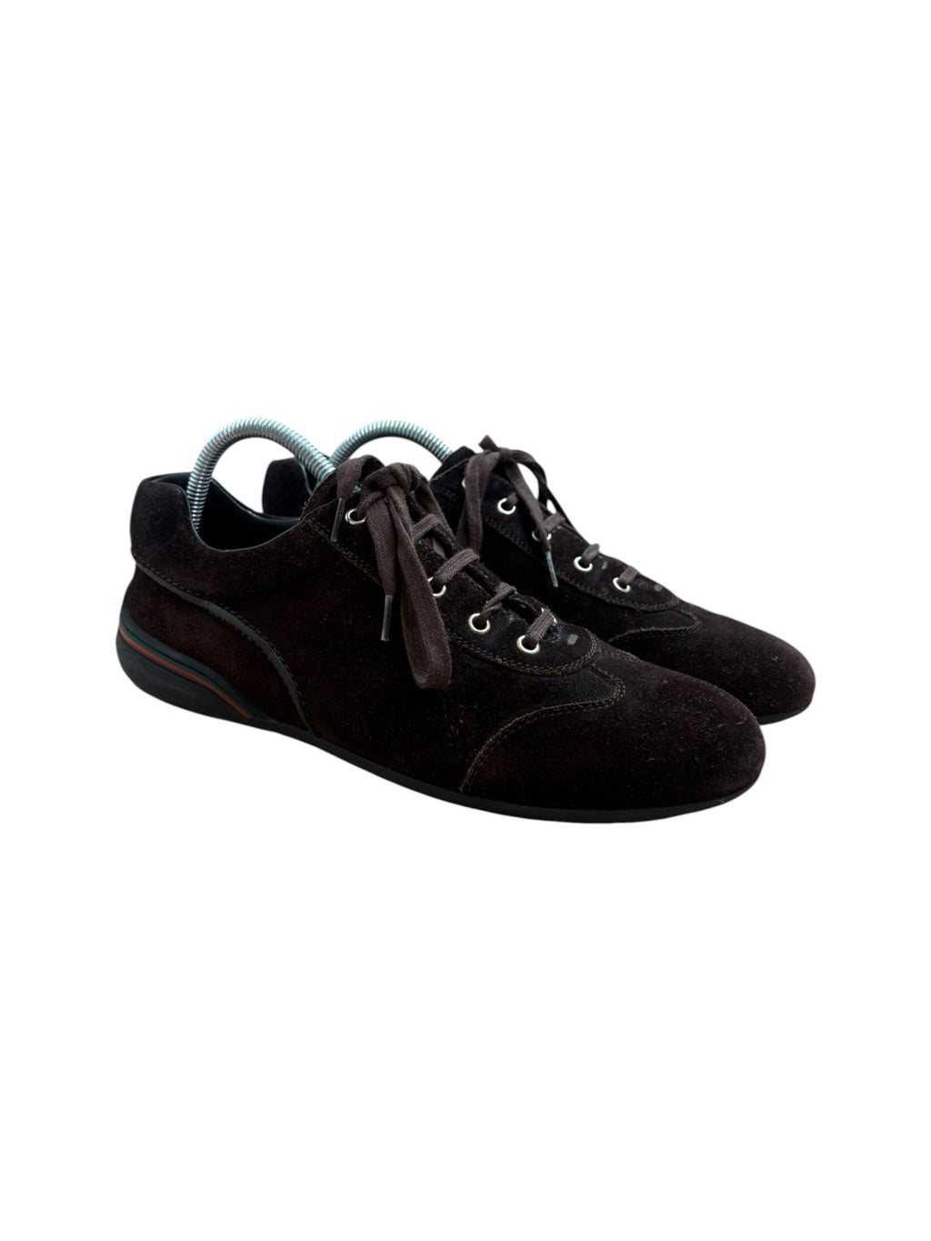 Gucci 2007 Suede Lace-Up Shoes