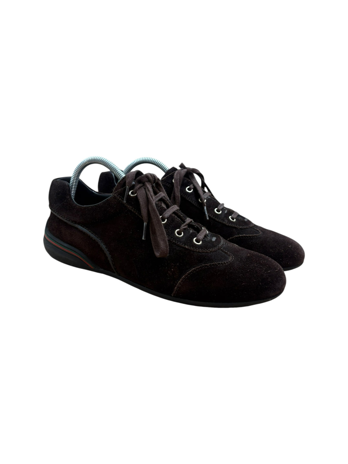 Gucci 2007 Suede Lace-Up Shoes