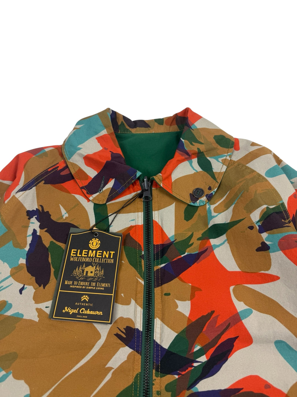 Nigel Cabourn Element Murray Long Reversible Camo Trench